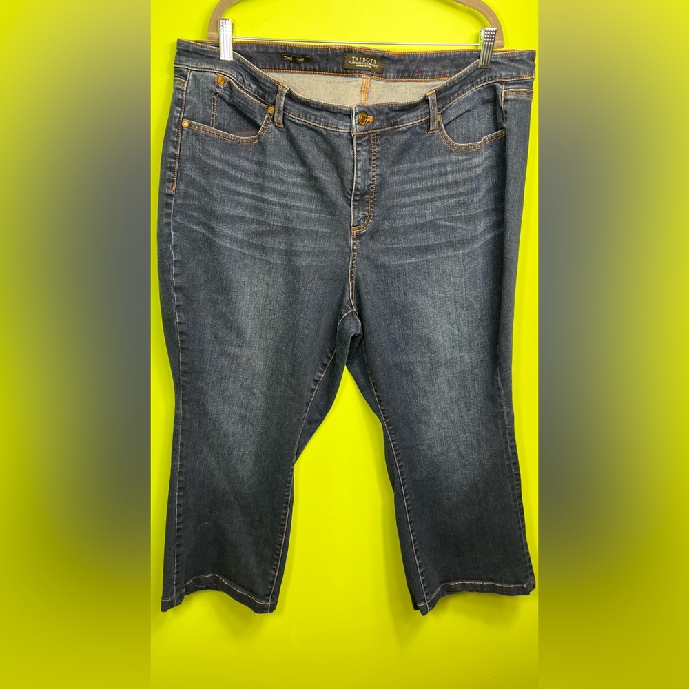Talbots flawless five pocket flare jeans size 22W petite